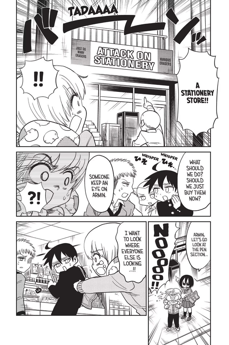 Shingeki Kyojin Chuugakkou Chapter 64 Page 16