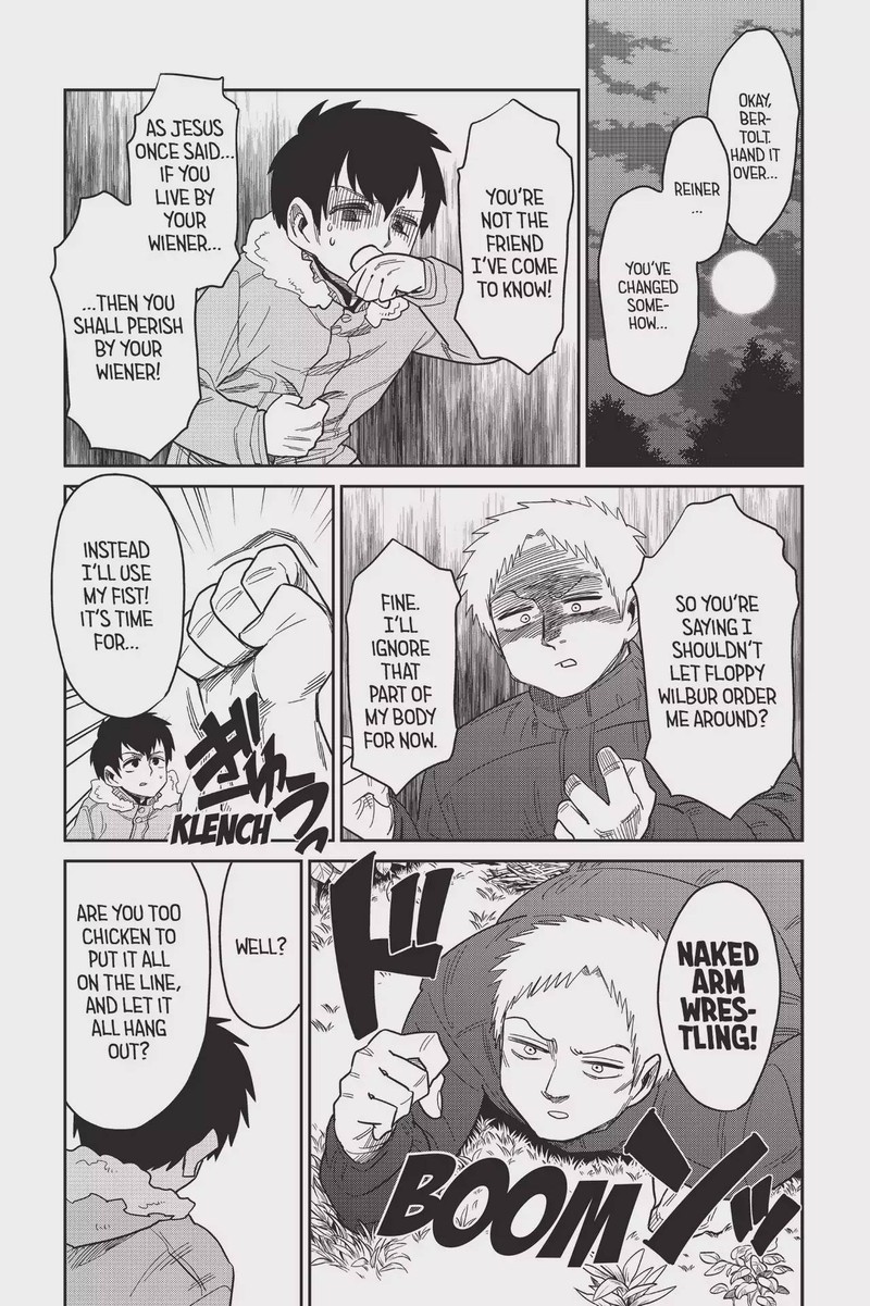 Shingeki Kyojin Chuugakkou Chapter 68 Page 9