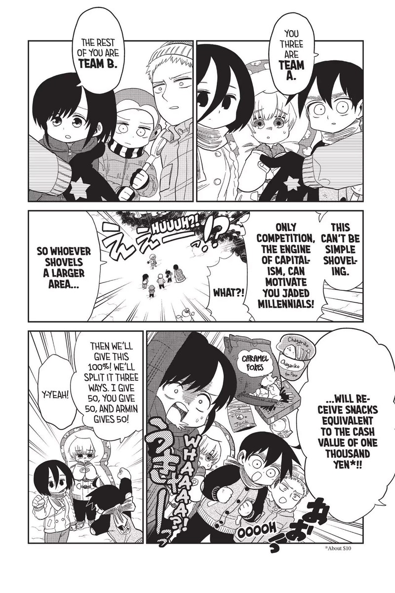 Shingeki Kyojin Chuugakkou Chapter 69 Page 4