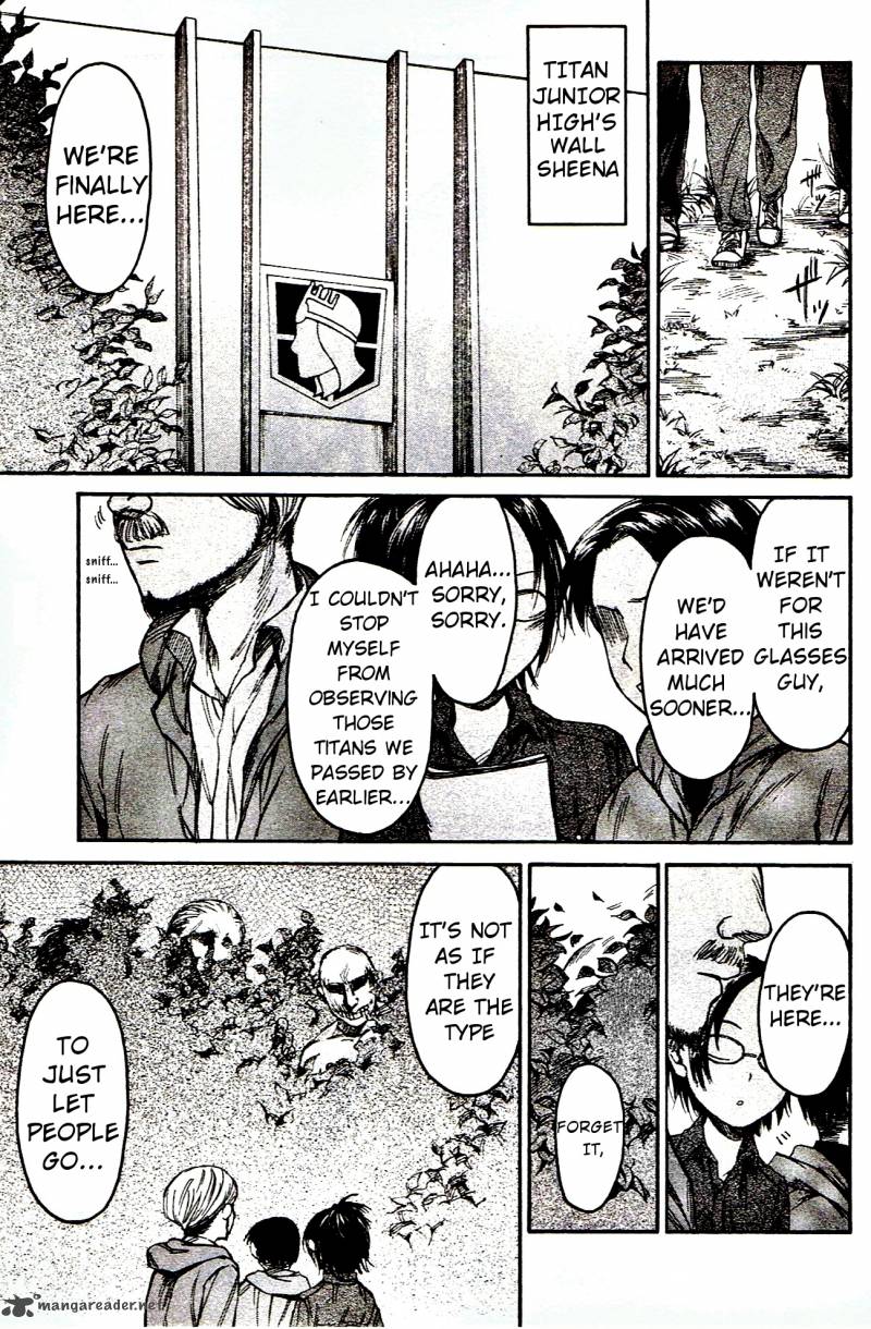 Shingeki Kyojin Chuugakkou Chapter 7 Page 1