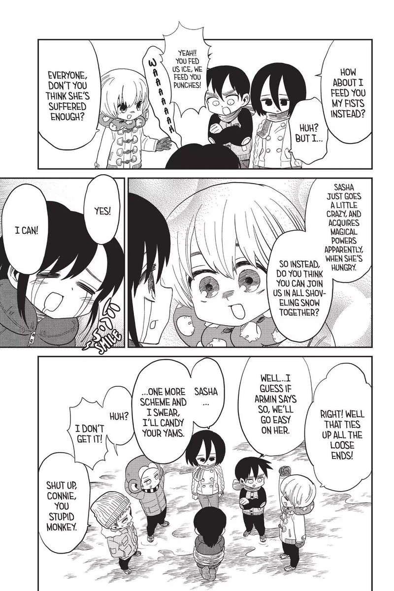 Shingeki Kyojin Chuugakkou Chapter 70 Page 21