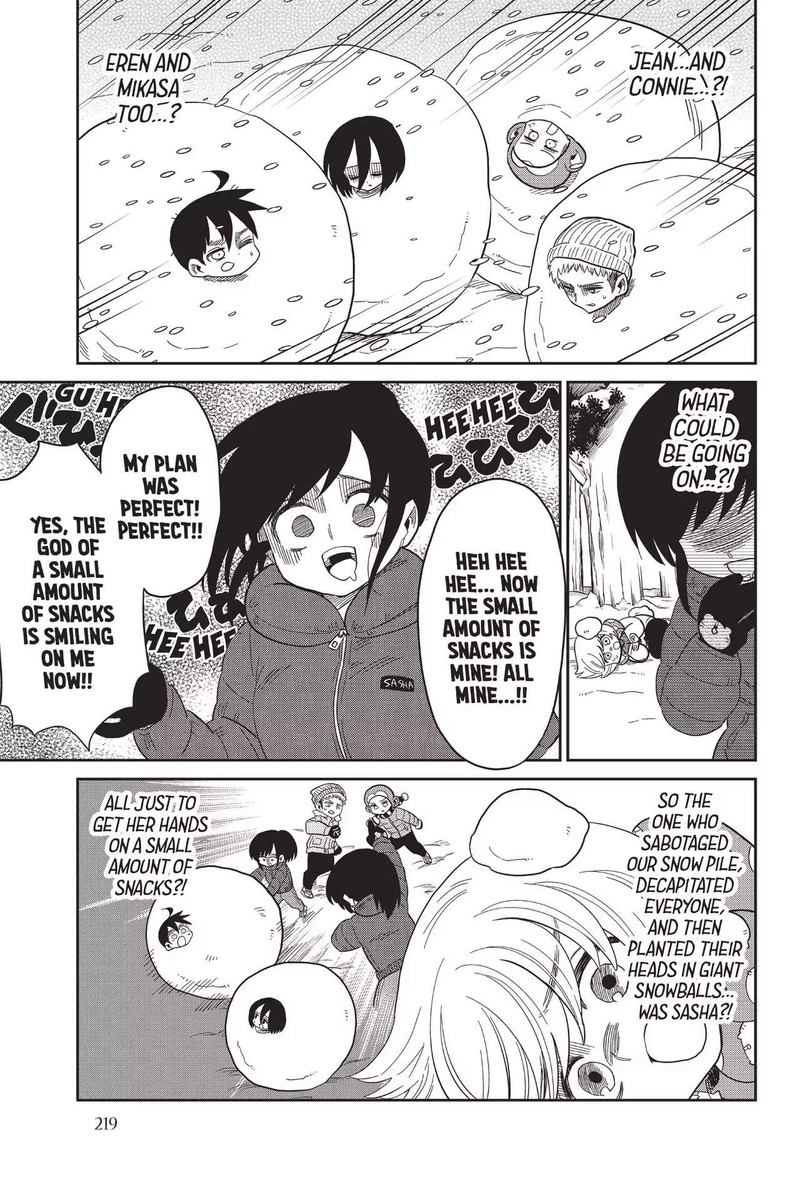 Shingeki Kyojin Chuugakkou Chapter 70 Page 3