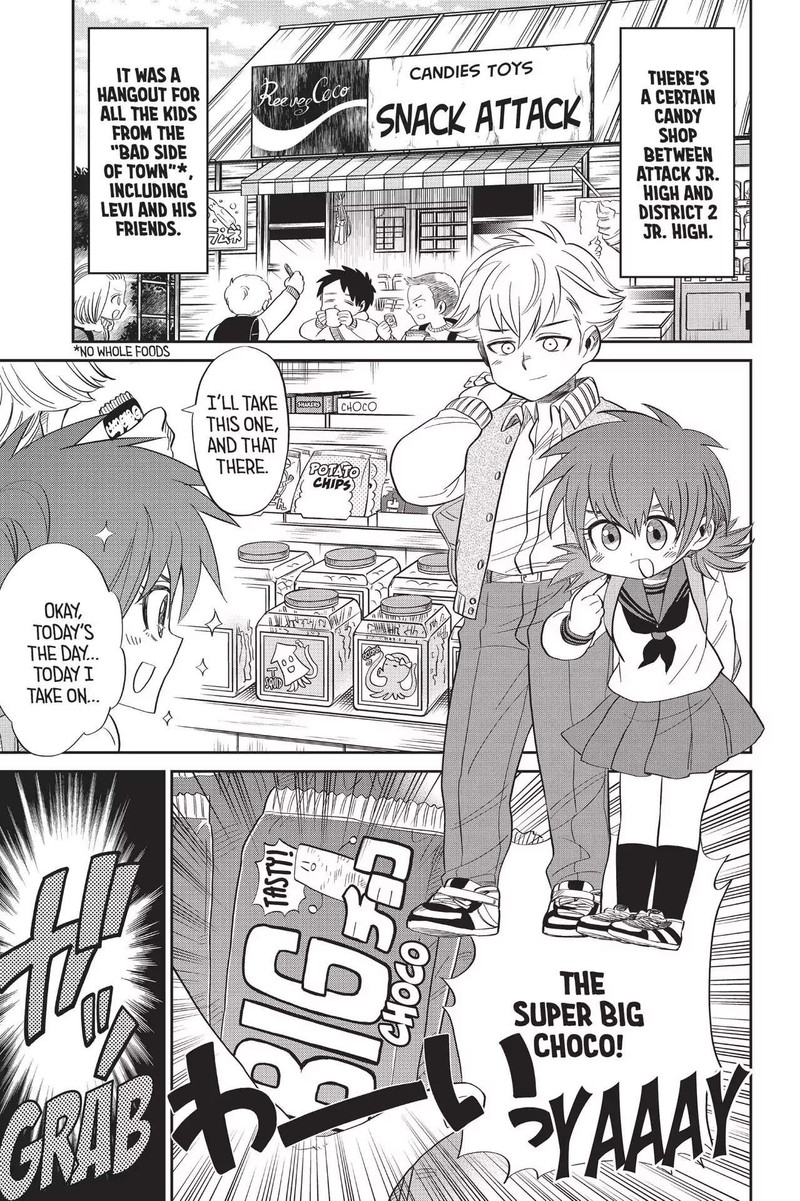 Shingeki Kyojin Chuugakkou Chapter 72b Page 1