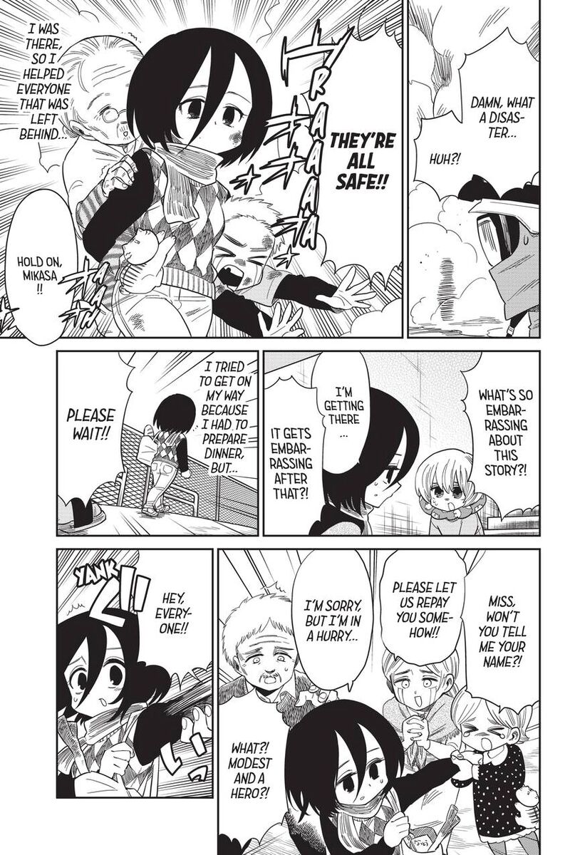 Shingeki Kyojin Chuugakkou Chapter 74 Page 3