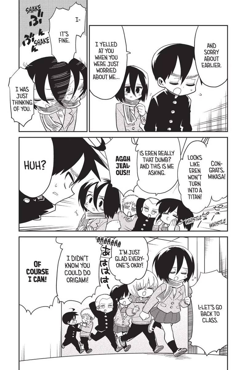 Shingeki Kyojin Chuugakkou Chapter 77 Page 15