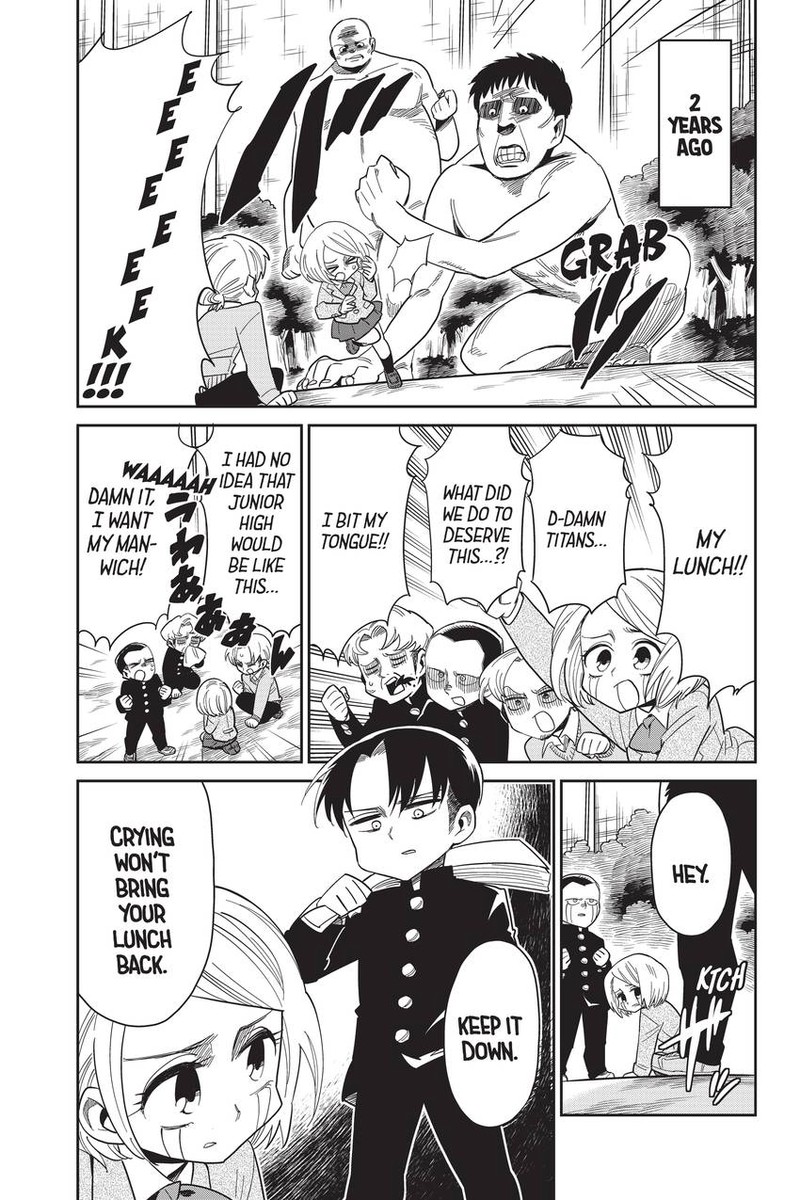 Shingeki Kyojin Chuugakkou Chapter 80 Page 1