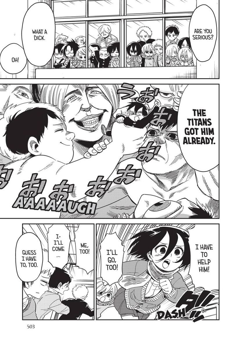 Shingeki Kyojin Chuugakkou Chapter 84 Page 31