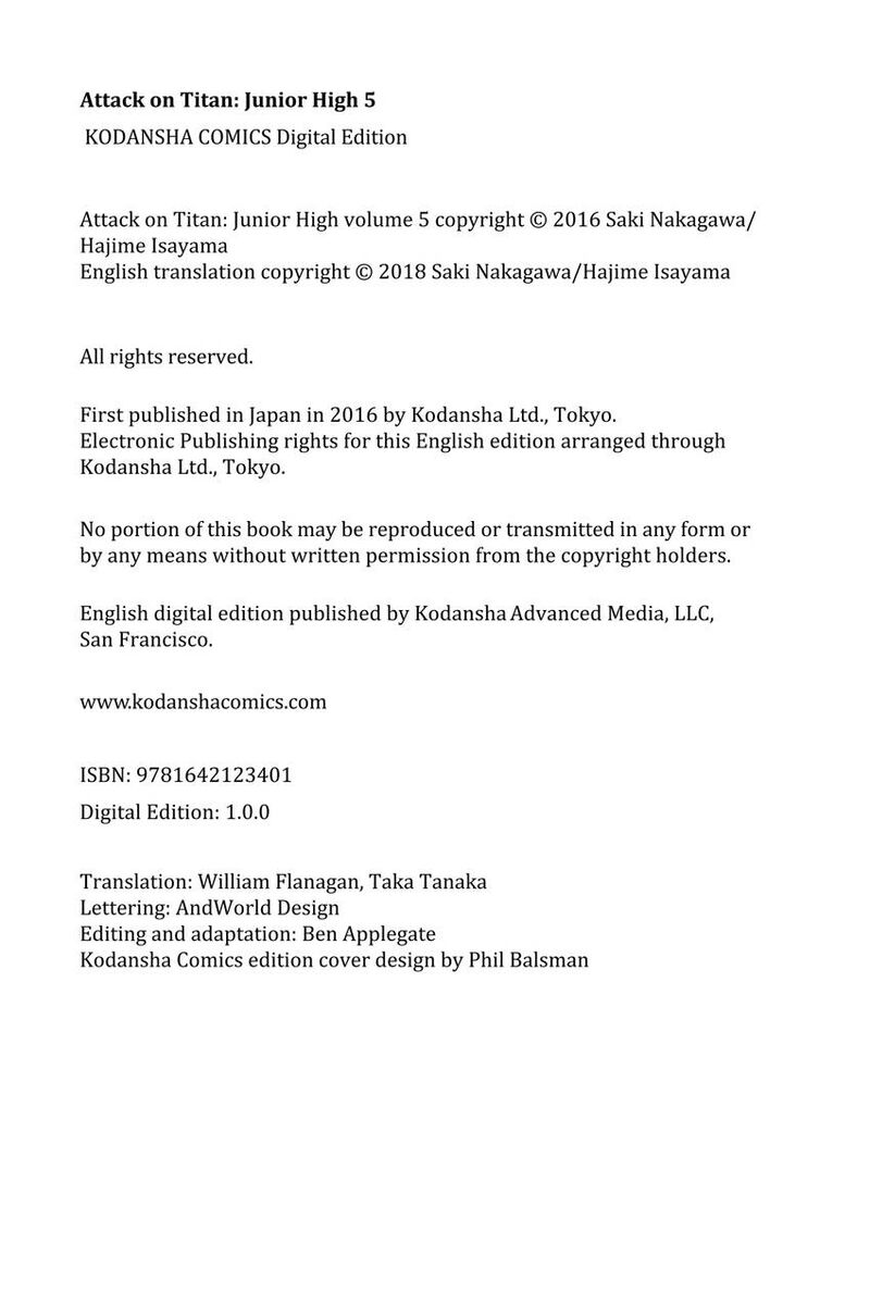 Shingeki Kyojin Chuugakkou Chapter 84 Page 40