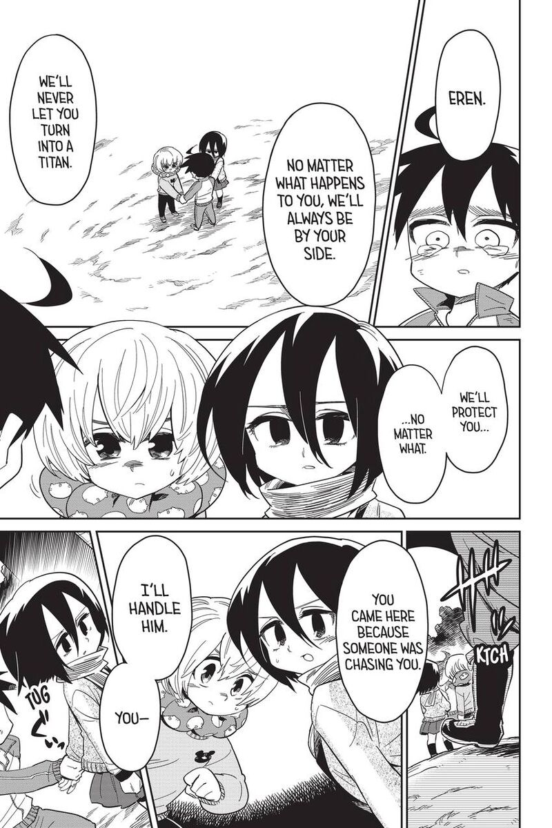 Shingeki Kyojin Chuugakkou Chapter 84 Page 9