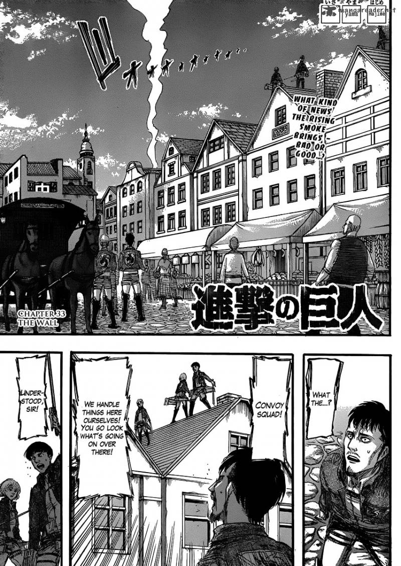 Shingeki No Kyojin Chapter 33 Page 1