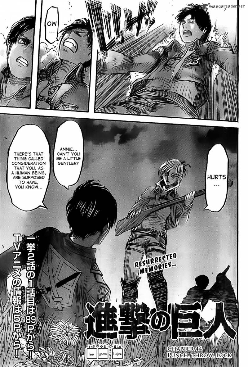 Shingeki No Kyojin Chapter 44 Page 1