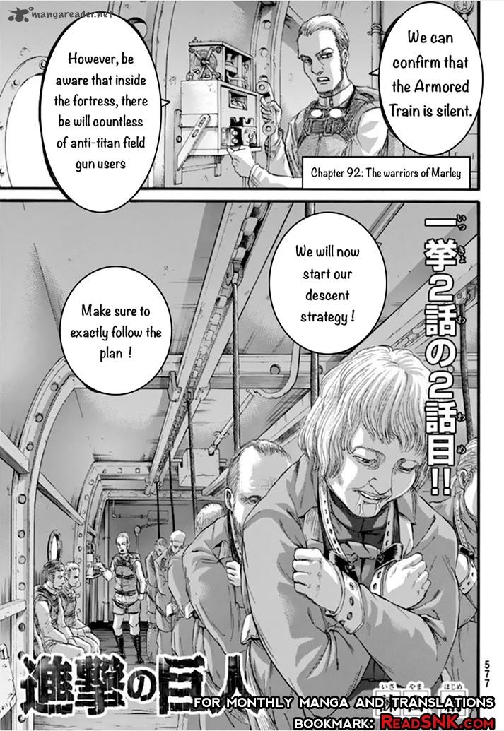 Shingeki No Kyojin Chapter 92 Page 2