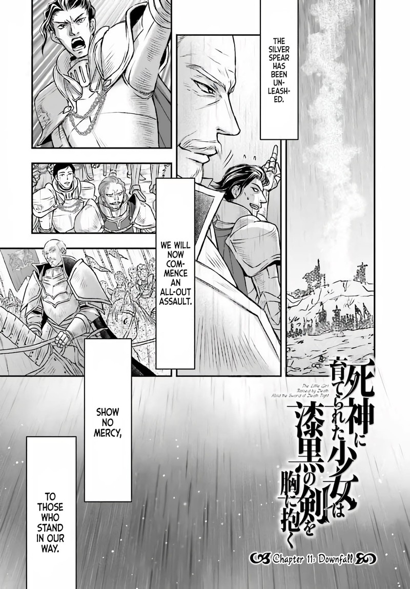 Shinigami Ni Sodaterareta Shoujo Wa Shikkoku No Tsurugi Wo Mune Ni Idaku Chapter 11 Page 1