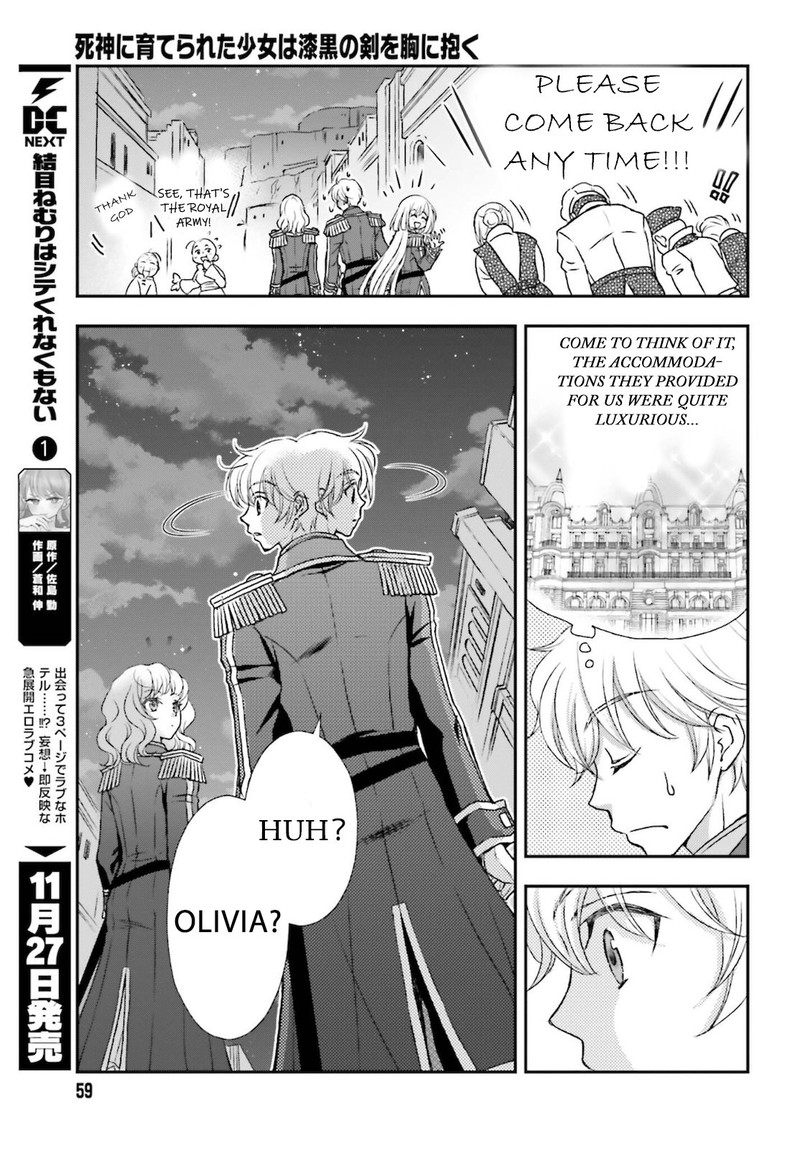 Shinigami Ni Sodaterareta Shoujo Wa Shikkoku No Tsurugi Wo Mune Ni Idaku Chapter 24 Page 11