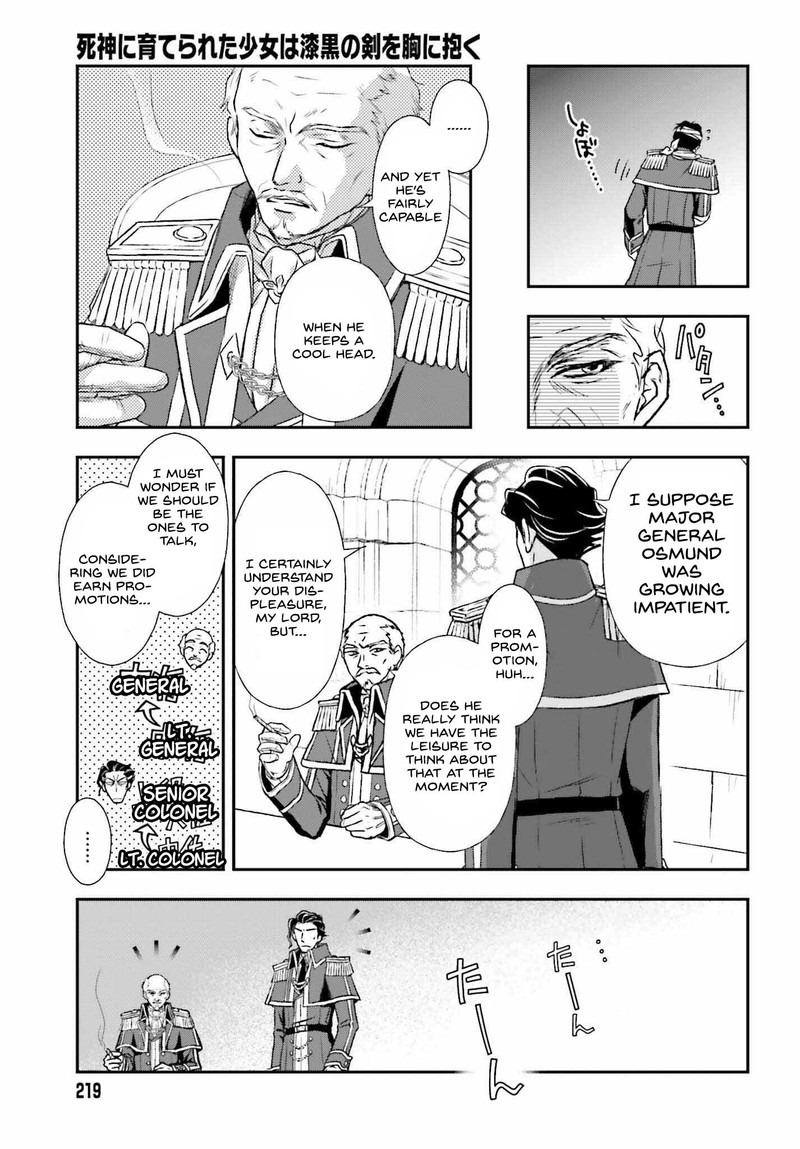 Shinigami Ni Sodaterareta Shoujo Wa Shikkoku No Tsurugi Wo Mune Ni Idaku Chapter 31 Page 11