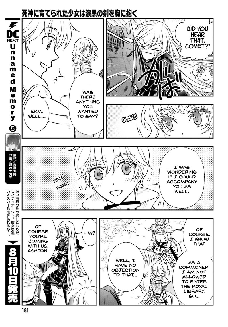 Shinigami Ni Sodaterareta Shoujo Wa Shikkoku No Tsurugi Wo Mune Ni Idaku Chapter 40 Page 11