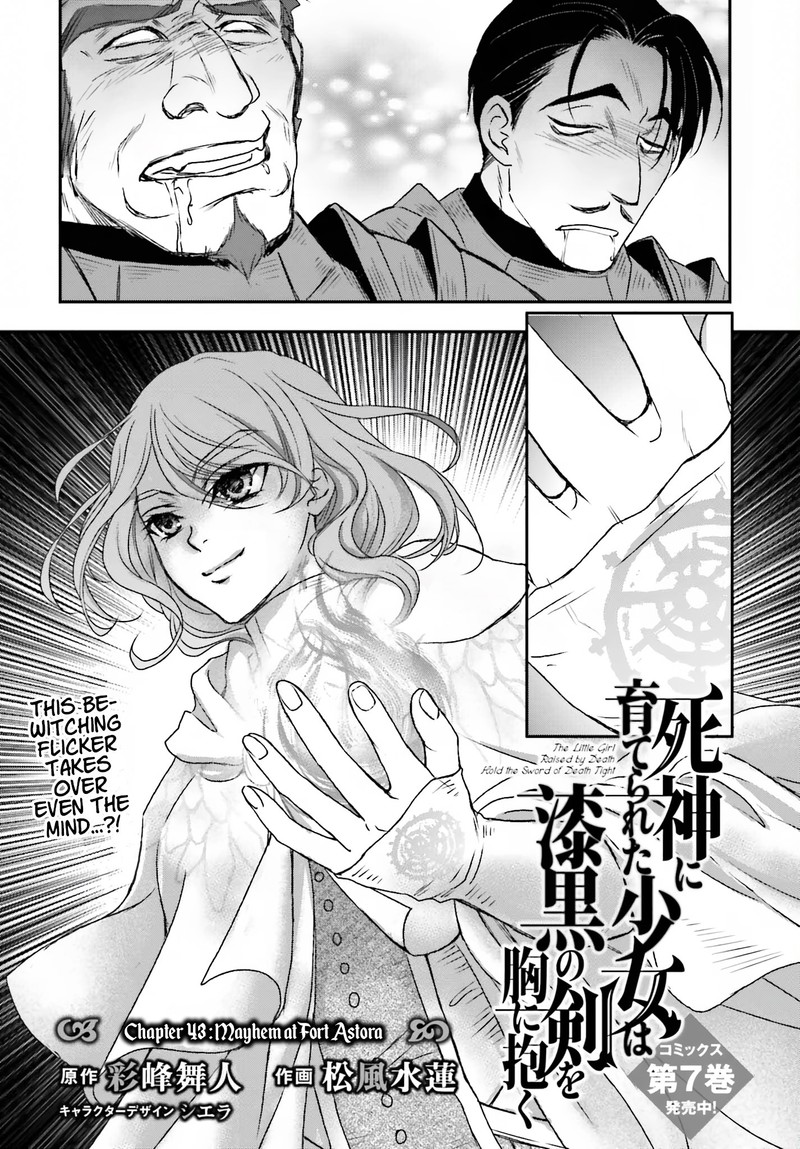 Shinigami Ni Sodaterareta Shoujo Wa Shikkoku No Tsurugi Wo Mune Ni Idaku Chapter 43 Page 3