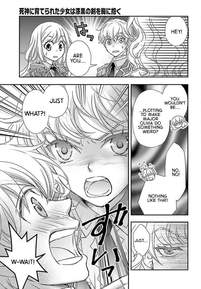 Shinigami Ni Sodaterareta Shoujo Wa Shikkoku No Tsurugi Wo Mune Ni Idaku Chapter 48 Page 11