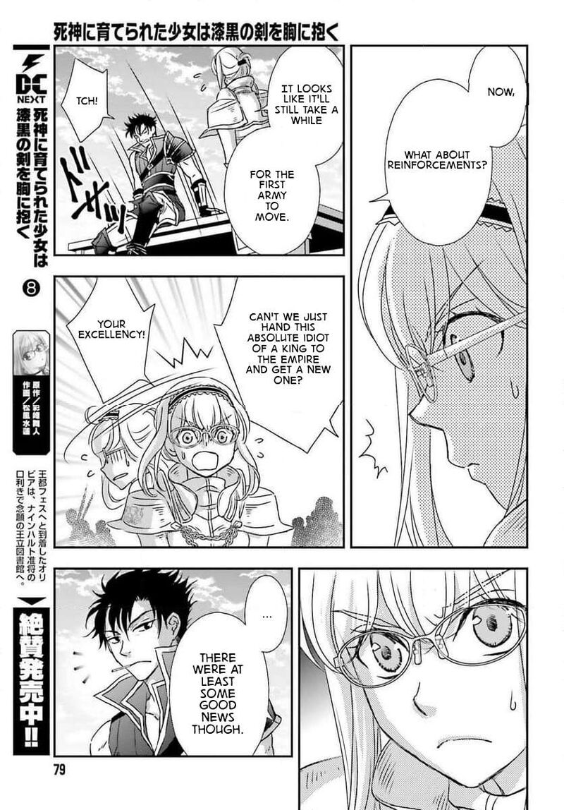 Shinigami Ni Sodaterareta Shoujo Wa Shikkoku No Tsurugi Wo Mune Ni Idaku Chapter 48 Page 21