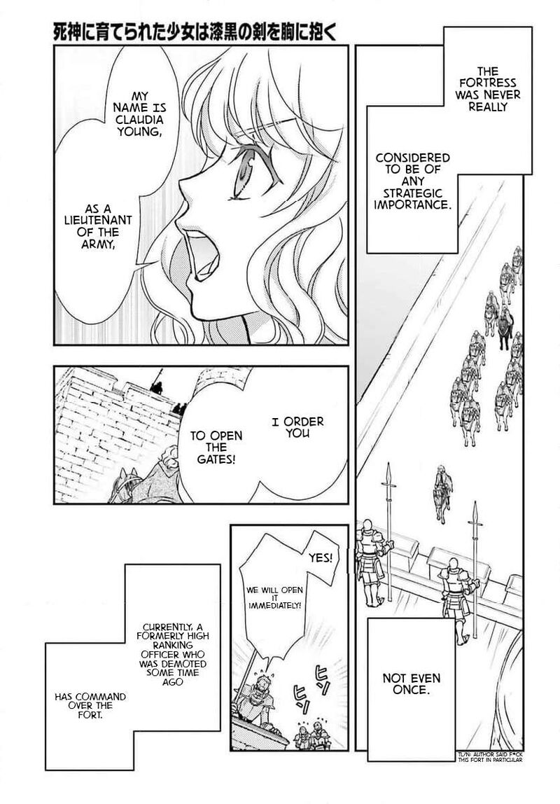 Shinigami Ni Sodaterareta Shoujo Wa Shikkoku No Tsurugi Wo Mune Ni Idaku Chapter 48 Page 29
