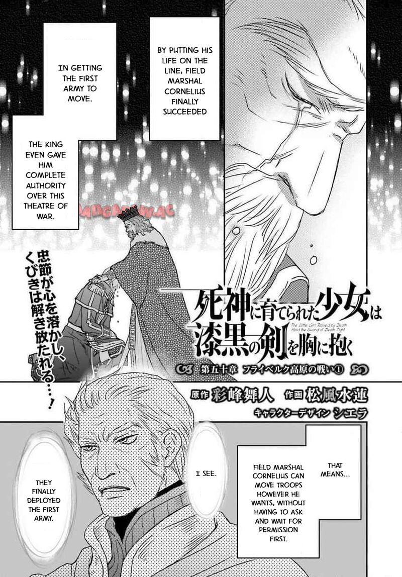 Shinigami Ni Sodaterareta Shoujo Wa Shikkoku No Tsurugi Wo Mune Ni Idaku Chapter 49 Page 3