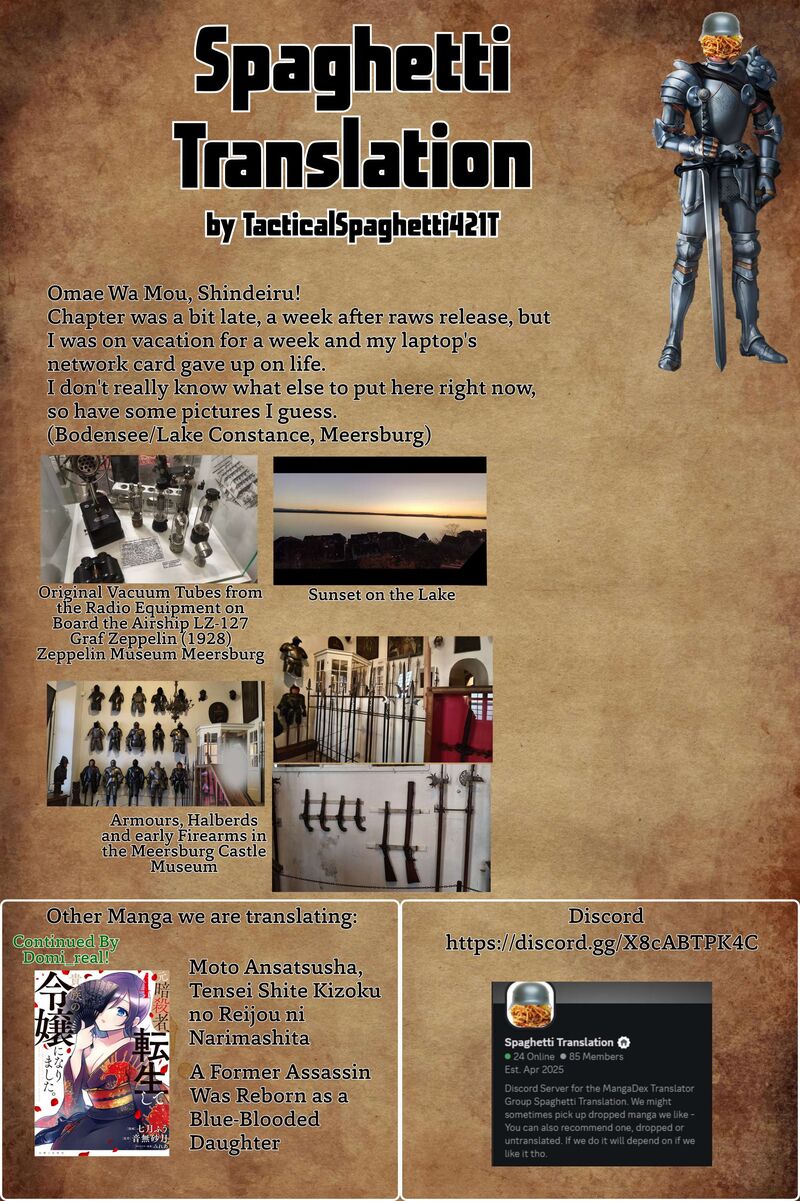 Shinigami Ni Sodaterareta Shoujo Wa Shikkoku No Tsurugi Wo Mune Ni Idaku Chapter 54b Page 17