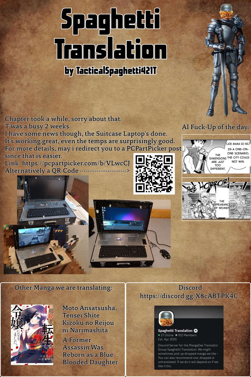 Shinigami Ni Sodaterareta Shoujo Wa Shikkoku No Tsurugi Wo Mune Ni Idaku Chapter 55b Page 21