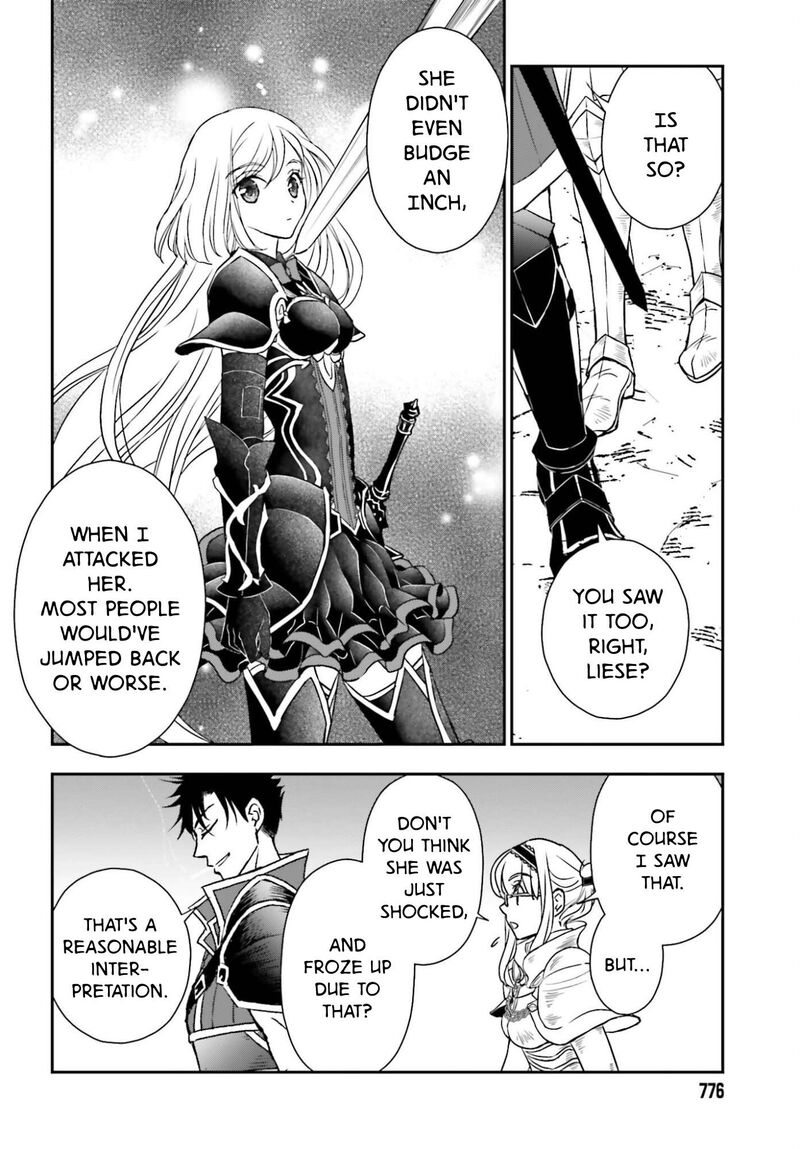 Shinigami Ni Sodaterareta Shoujo Wa Shikkoku No Tsurugi Wo Mune Ni Idaku Chapter 55b Page 4