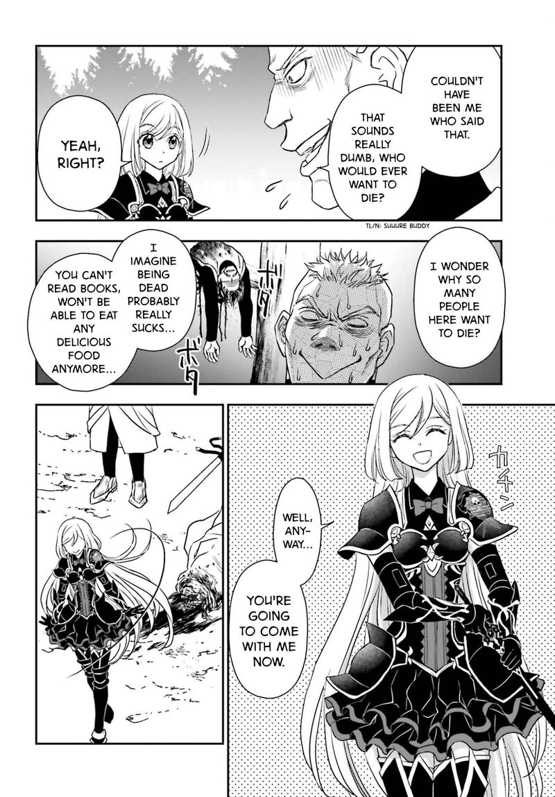 Shinigami Ni Sodaterareta Shoujo Wa Shikkoku No Tsurugi Wo Mune Ni Idaku Chapter 56a Page 4