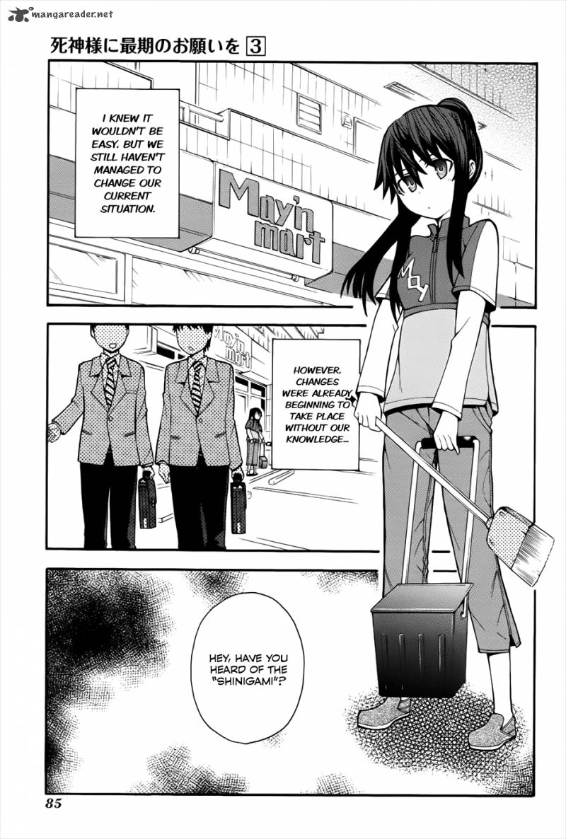 Shinigami Sama Ni Saigo No Onegai Wo Chapter 12 Page 2