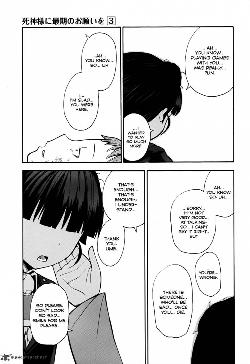 Shinigami Sama Ni Saigo No Onegai Wo Chapter 12 Page 41