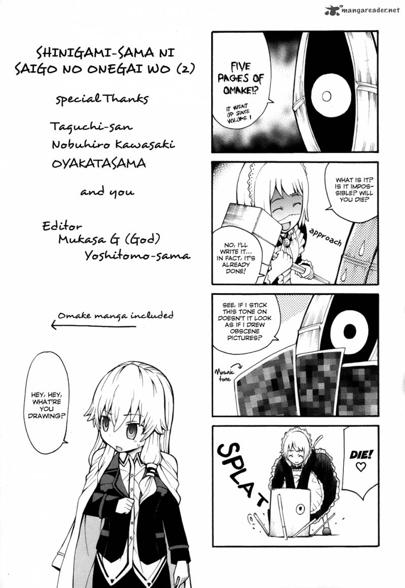 Shinigami Sama Ni Saigo No Onegai Wo Chapter 9 Page 37