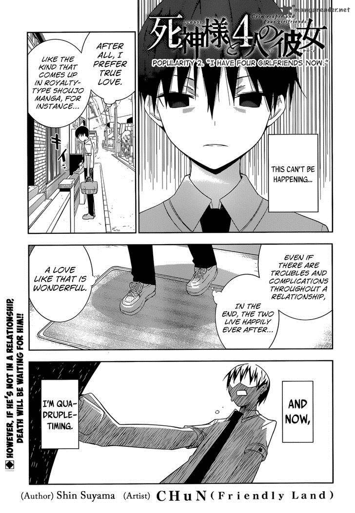 Shinigami Sama To 4 Nin No Kanojo Chapter 2 Page 2
