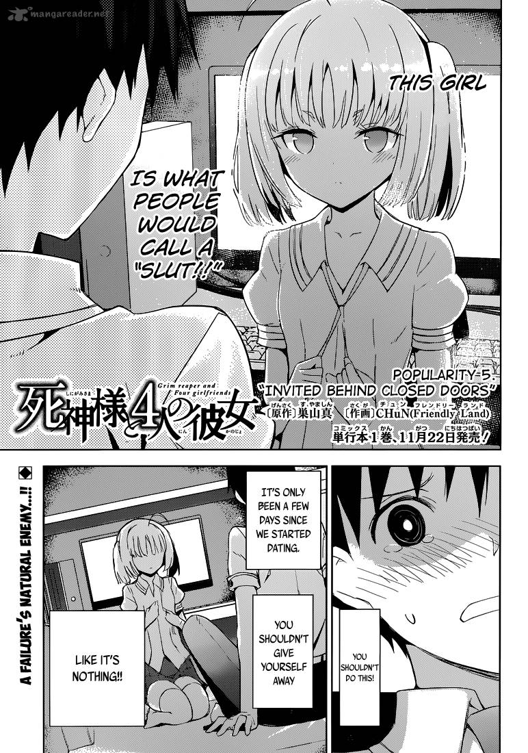 Shinigami Sama To 4 Nin No Kanojo Chapter 5 Page 2