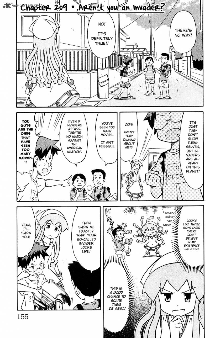 Shinryaku Ika Musume Chapter 209 Page 1