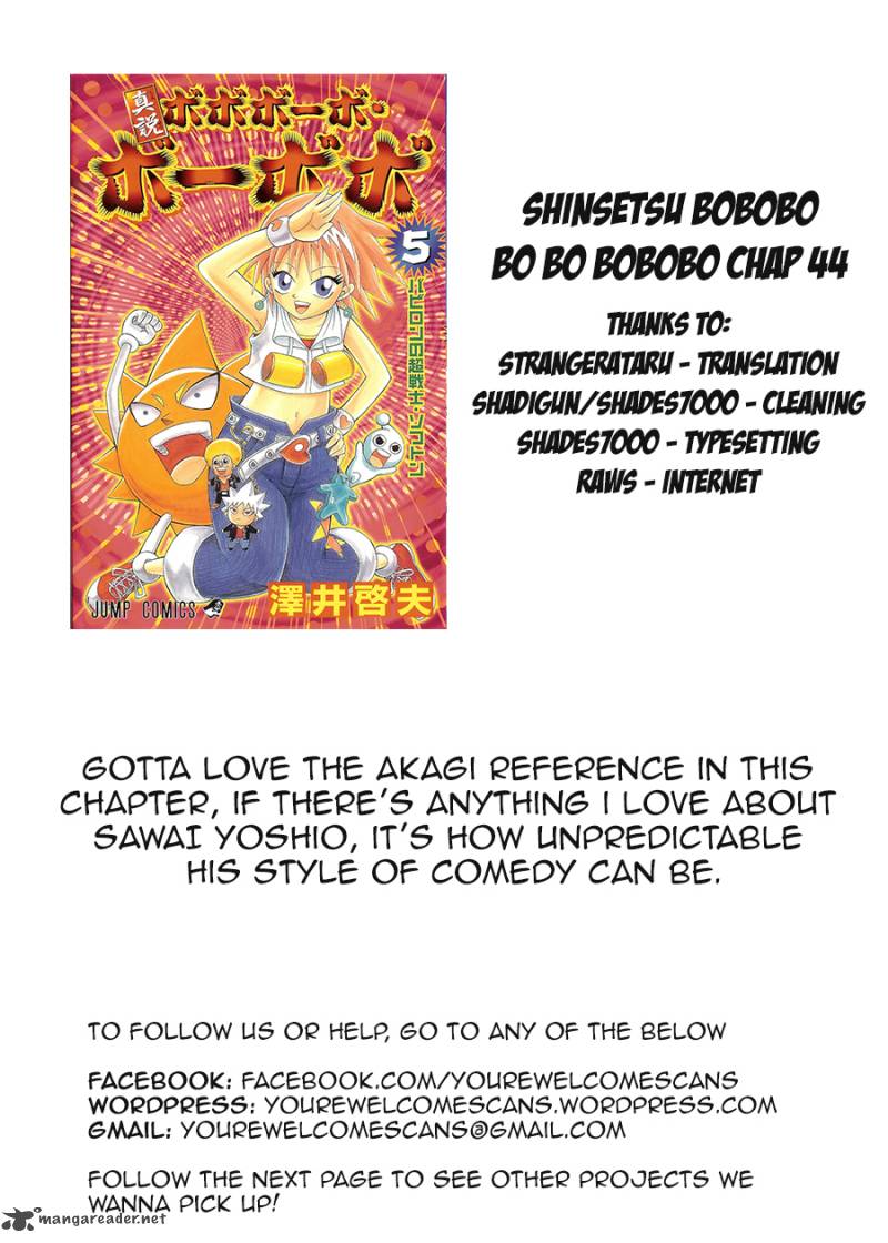 Shinsetsu Bobobo Bo Bo Bobo Chapter 44 Page 19