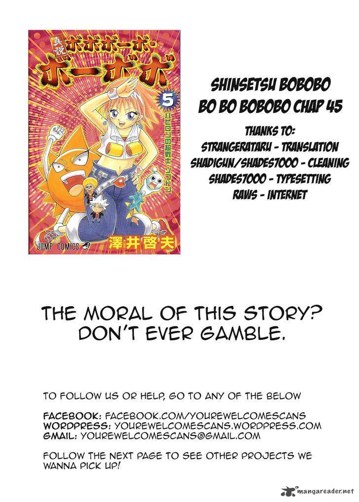Shinsetsu Bobobo Bo Bo Bobo Chapter 45 Page 19