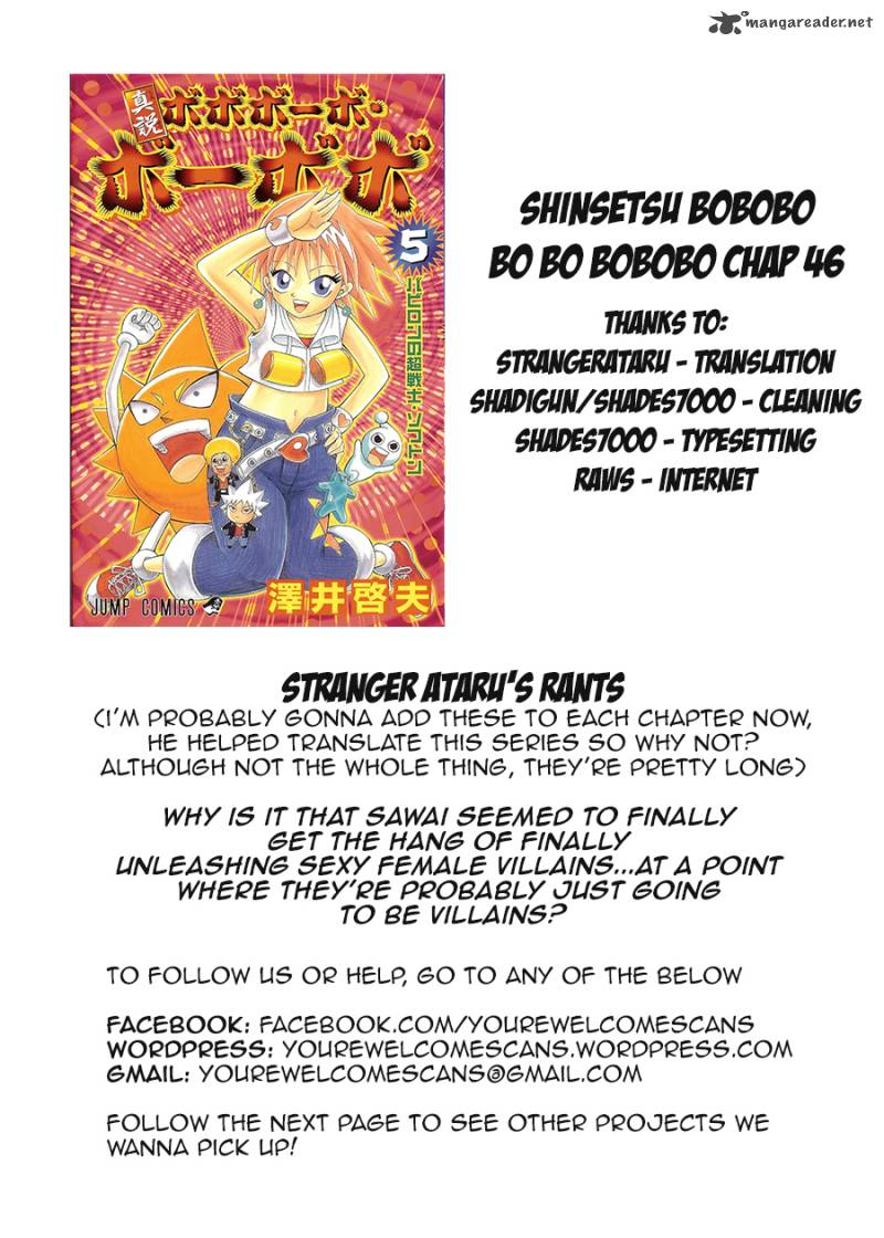 Shinsetsu Bobobo Bo Bo Bobo Chapter 46 Page 18