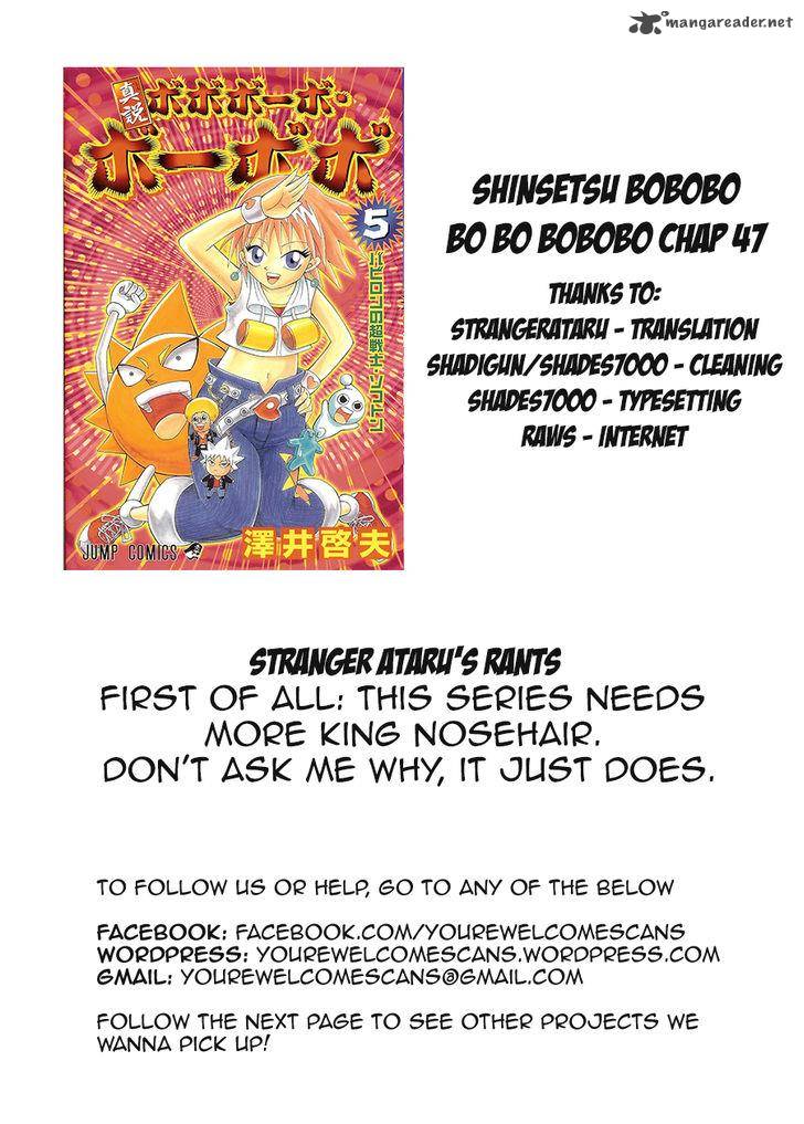 Shinsetsu Bobobo Bo Bo Bobo Chapter 47 Page 19
