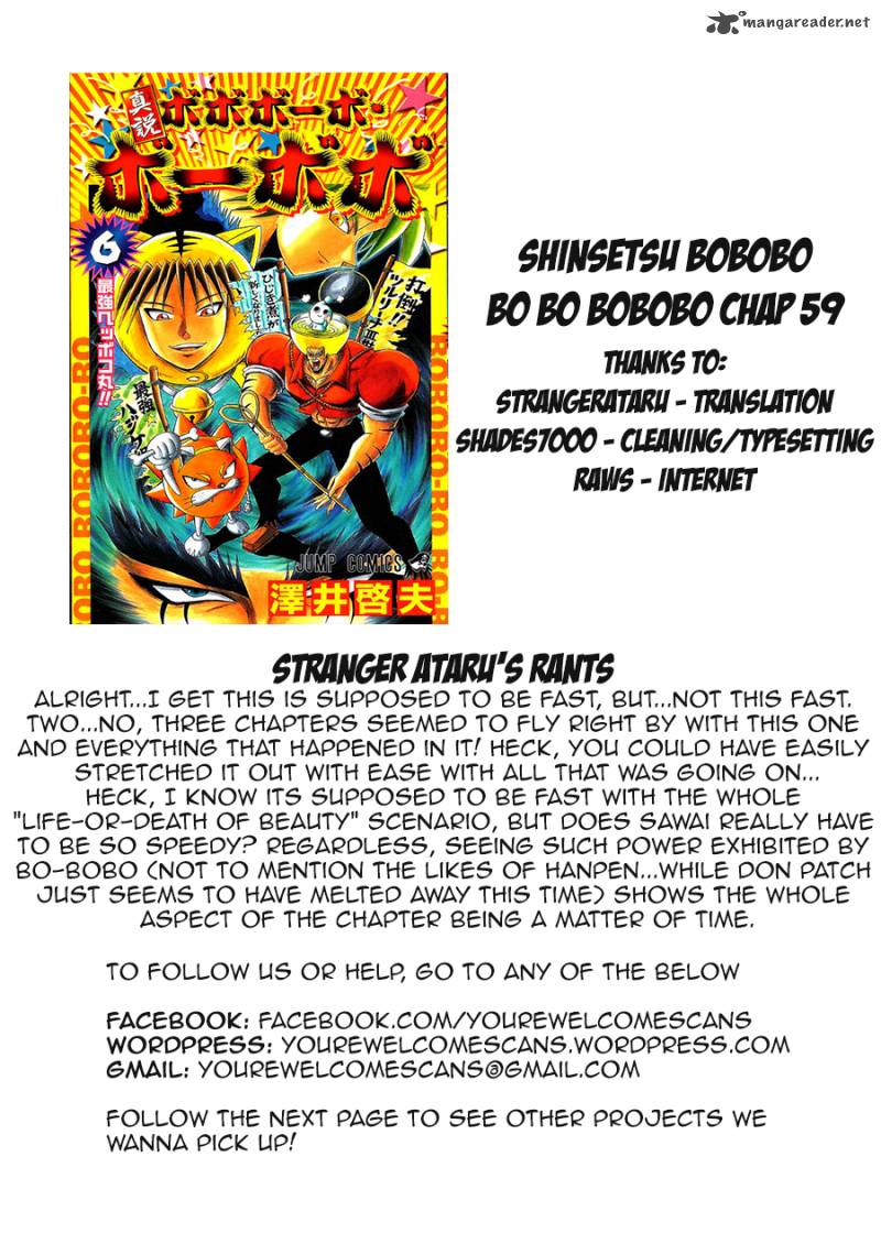 Shinsetsu Bobobo Bo Bo Bobo Chapter 59 Page 18
