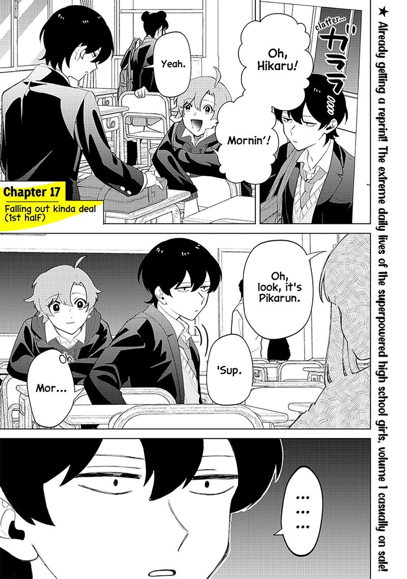 Shiretto Sugee Koto Iteru Gal Shiritsu Para No Marukoukou No Nichijou Chapter 17 Page 1