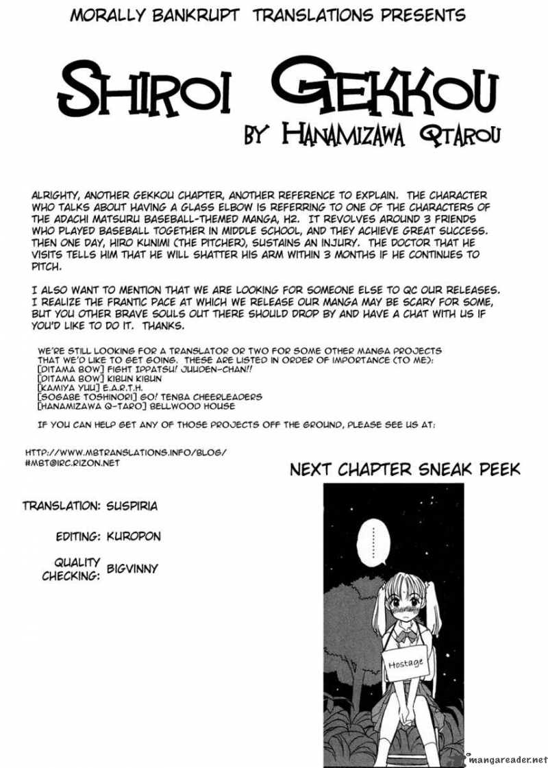 Shiroi Gekkou Chapter 6 Page 1
