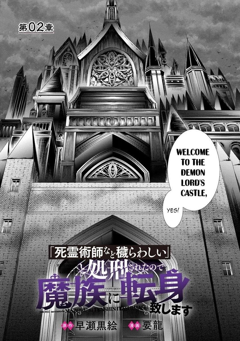Shiryoujutsushi Nado KegarawashII To Shoukeisareta No De Mazoku Ni Tenshin Shimasu Chapter 2 Page 2
