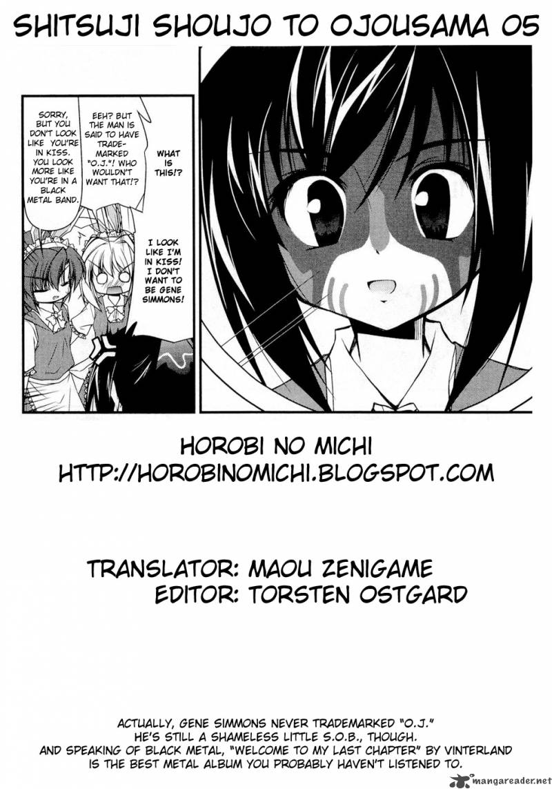 Shitsuji Shoujo To Ojousama Chapter 5 Page 17
