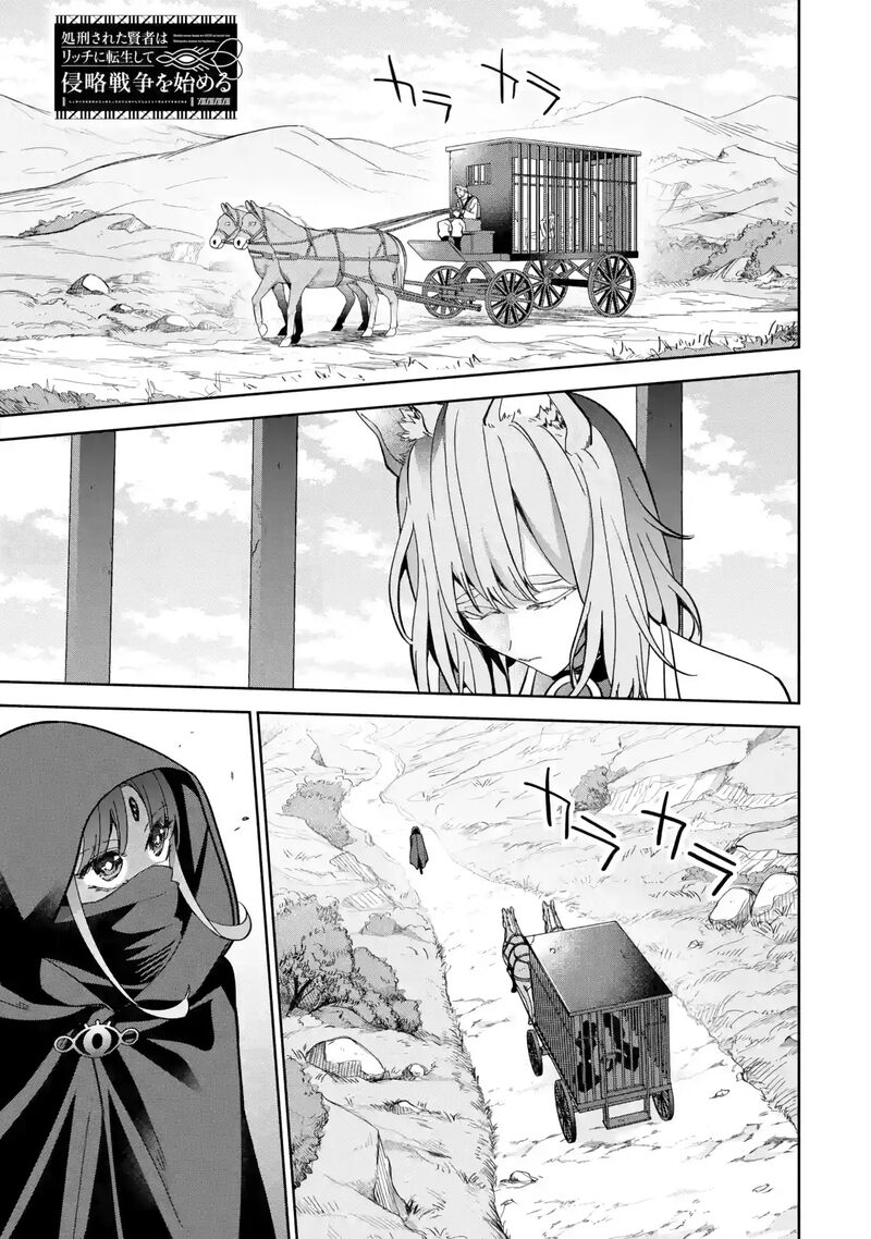 Shokei Sareta Kenja Wa Lich Ni Tensei Shite Shinryaku Sensou O Hajimeru Chapter 44 Page 2