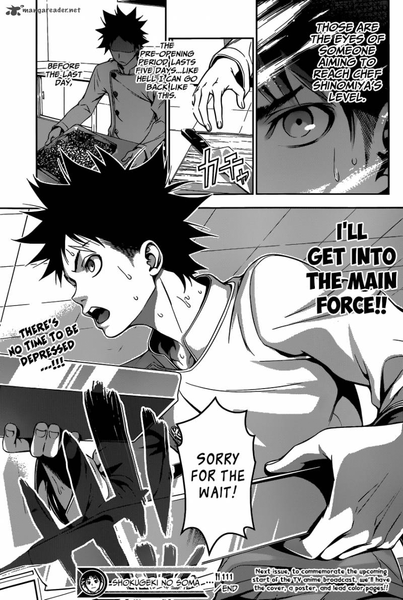 Shokugeki No Soma Chapter 111 Page 20