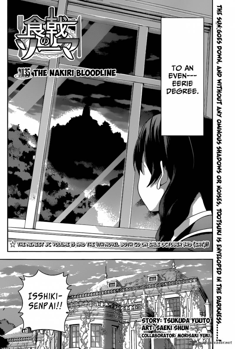 Shokugeki No Soma Chapter 135 Page 5