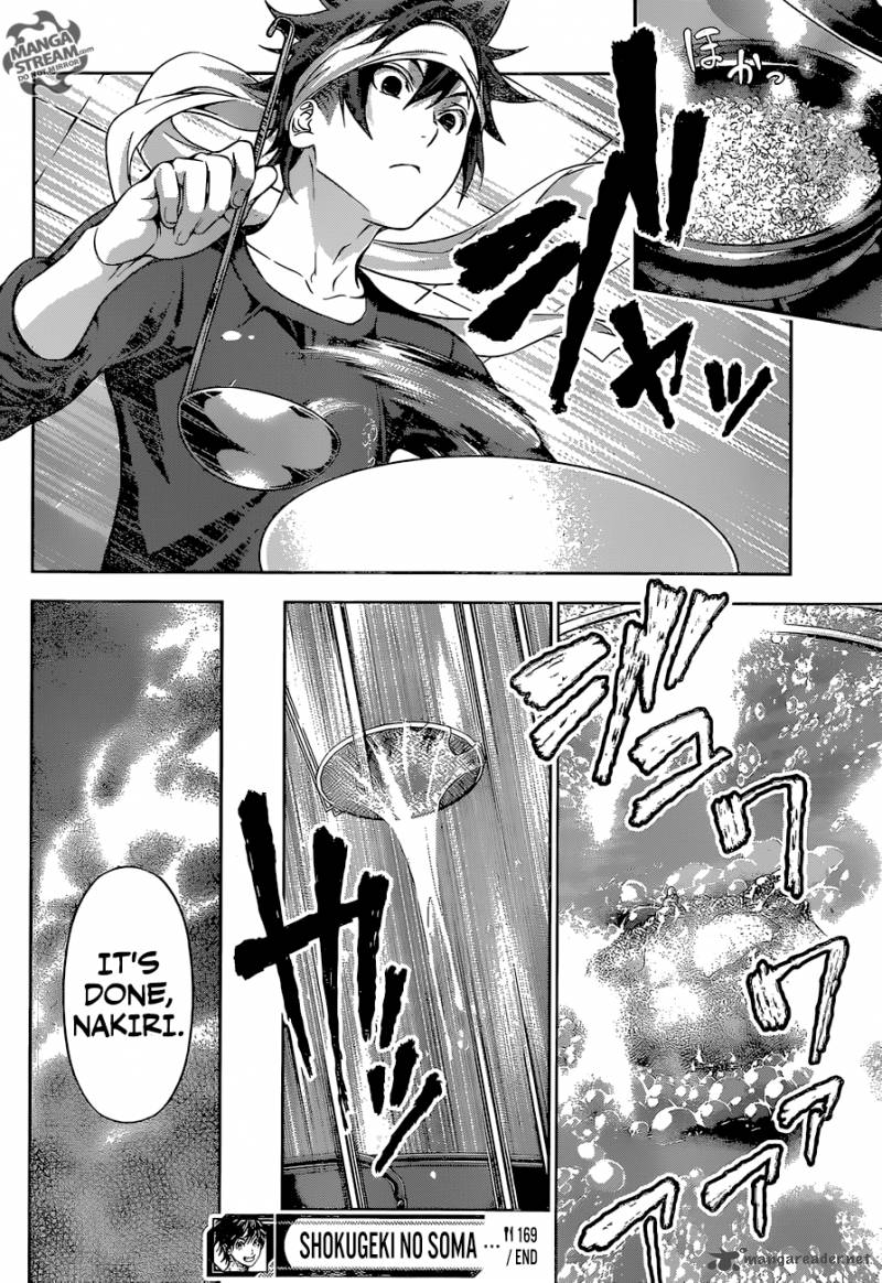 Shokugeki No Soma Chapter 169 Page 17