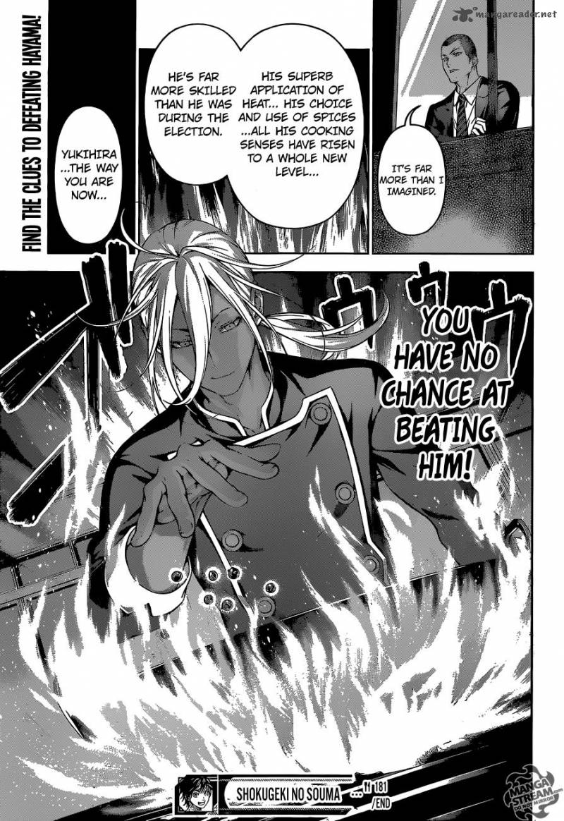 Shokugeki No Soma Chapter 181 Page 19