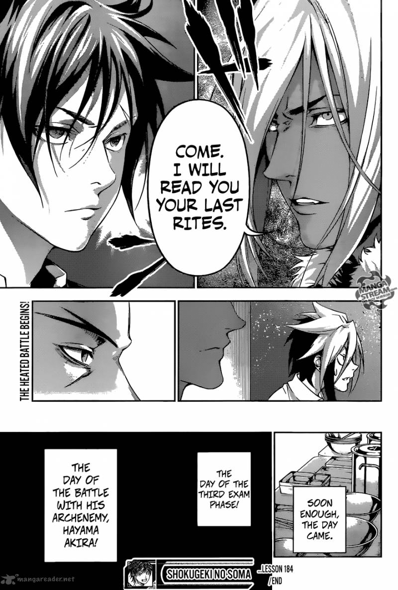 Shokugeki No Soma Chapter 184 Page 19